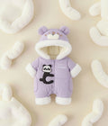 Premium 1-Piece "Cute Panda" Hooded Romper – Ultra-Soft All-Season Jumpsuit for Babies!