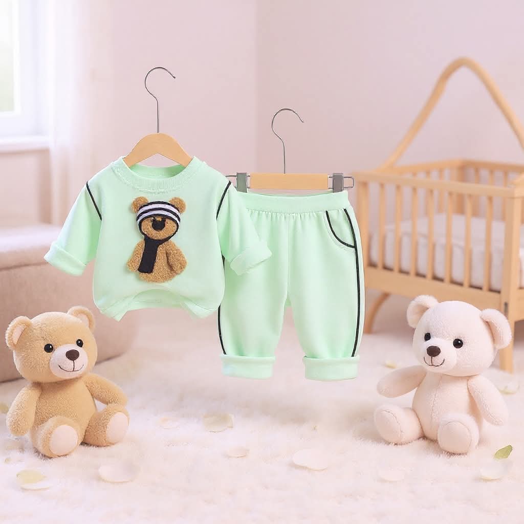Soft Cotton 2-Piece Suit for Toddlers - Comfortable Top & Bottom Set 👶💖