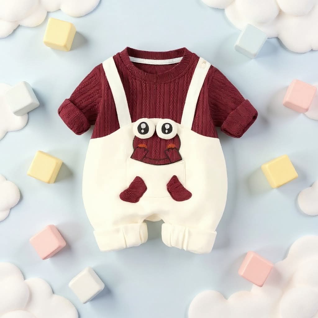 Little Frog Summer Baby Romper – Cute Green Cotton Outfit for Babies 🐸☀️