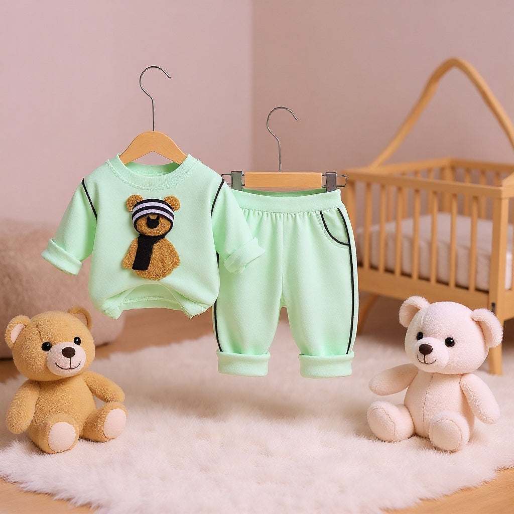 Soft Cotton 2-Piece Suit for Toddlers - Comfortable Top & Bottom Set 👶💖