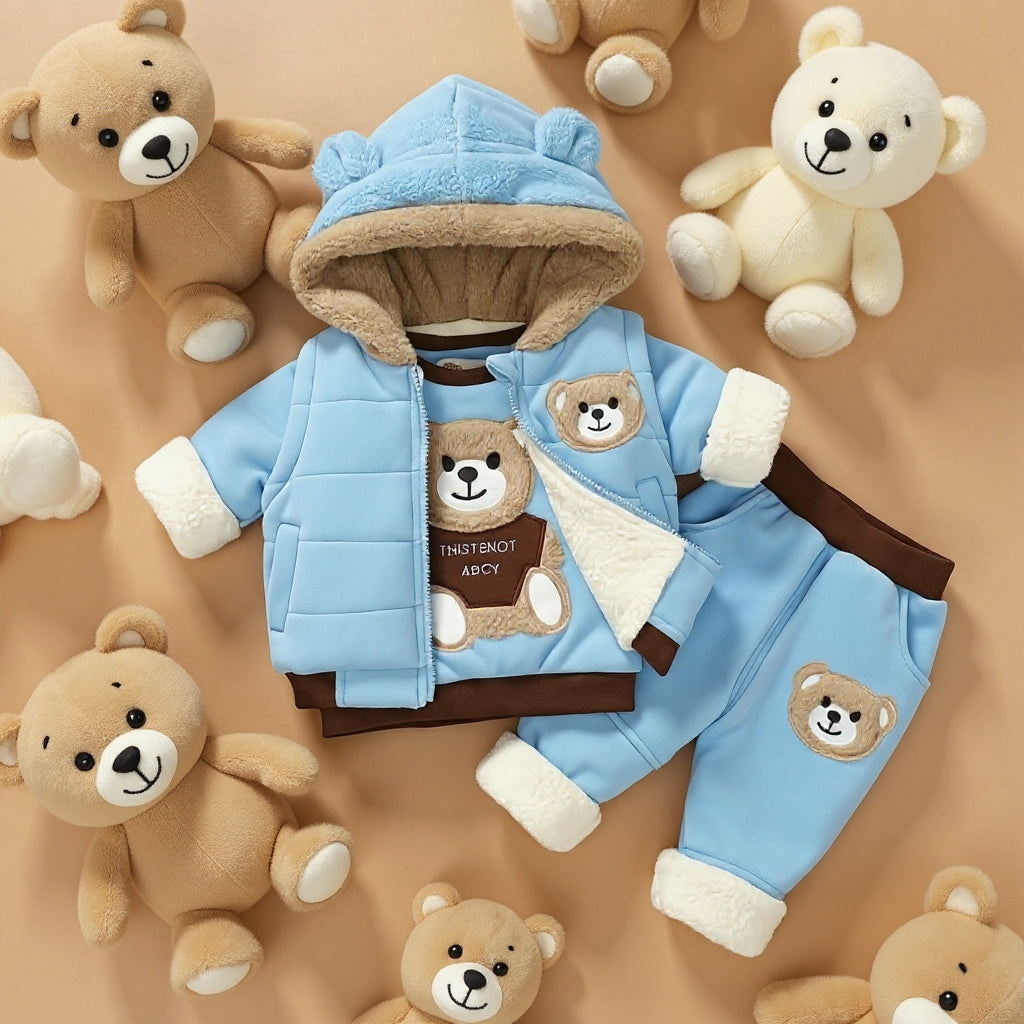 Premium 3-Piece All-Season Kids Set – Ultra-Soft Character Tracksuits & Cute Playwear!