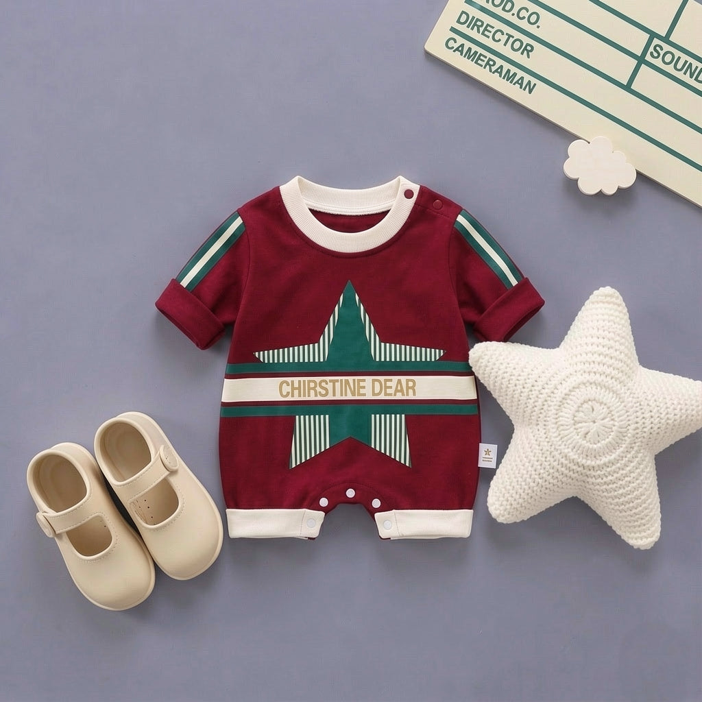 Cute Star Baby Romper – 4 Colors available