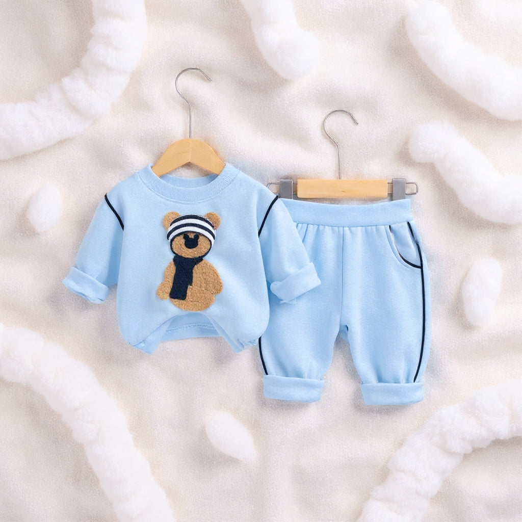 Soft Cotton 2-Piece Suit for Toddlers - Comfortable Top & Bottom Set 👶💖