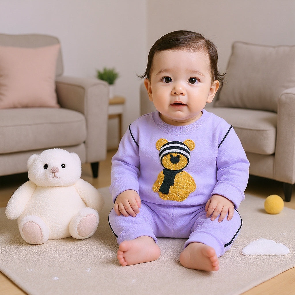 Soft Cotton 2-Piece Suit for Toddlers - Comfortable Top & Bottom Set 👶💖