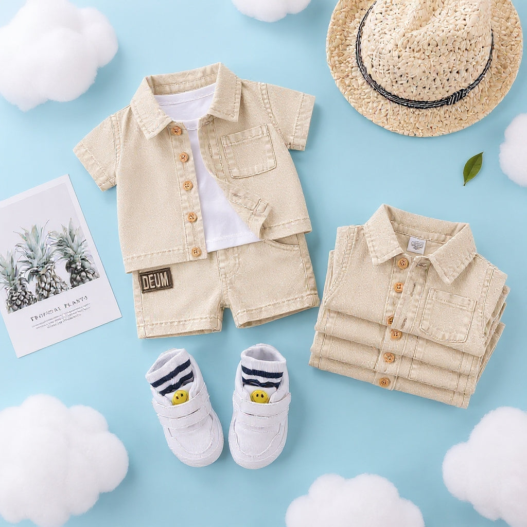 Baby Boys and girls Denim Outfit Set