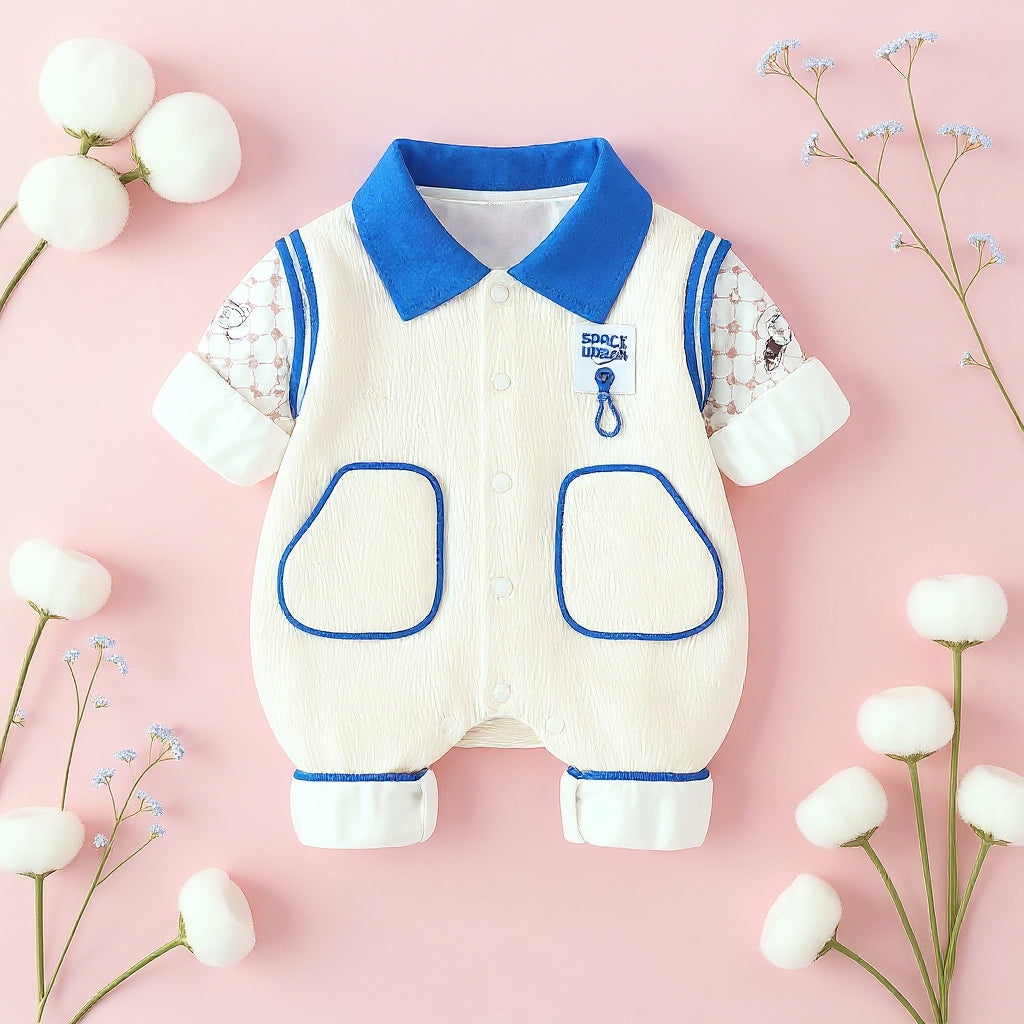 Baby Cotton Romper Suit | Soft & Comfortable Newborn Jumpsuit