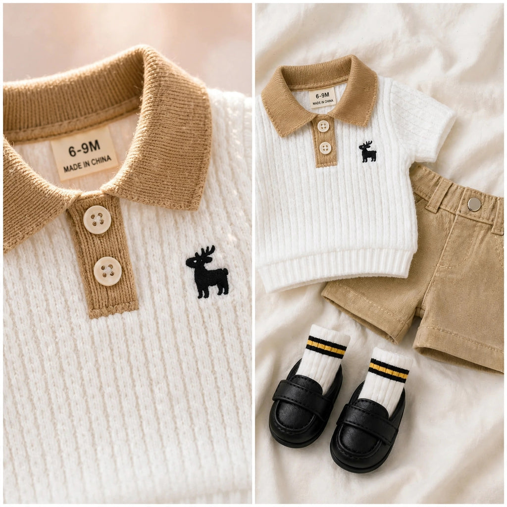 Tiny Classic Polo Co-Ord Set for Baby
