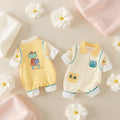 🐸 Cute Frog Baby Romper – Soft Cotton Jumpsuit 👶✨