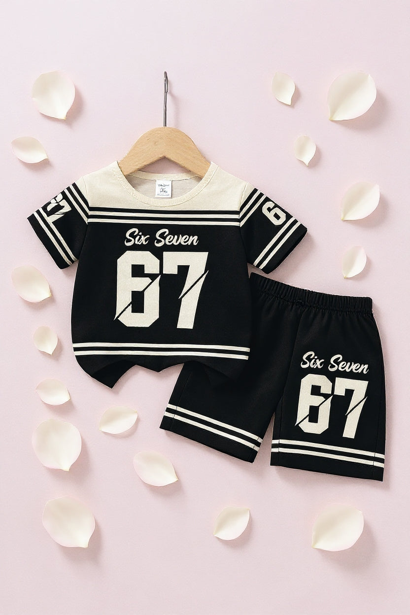 Cute  Kids Summer Co-Ord Set | Soft Cotton T-Shirt & Shorts Outfit for Boys & Girls