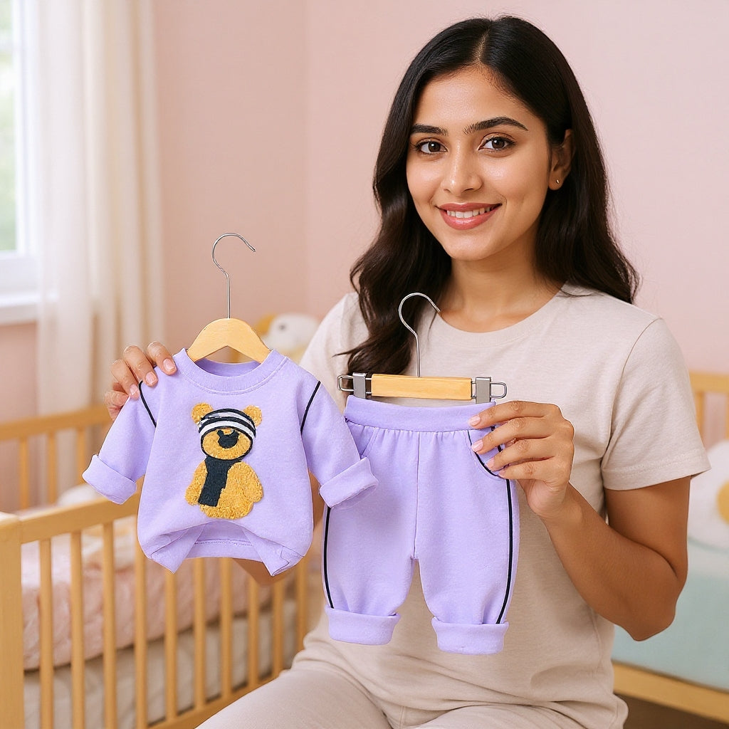 Soft Cotton 2-Piece Suit for Toddlers - Comfortable Top & Bottom Set 👶💖