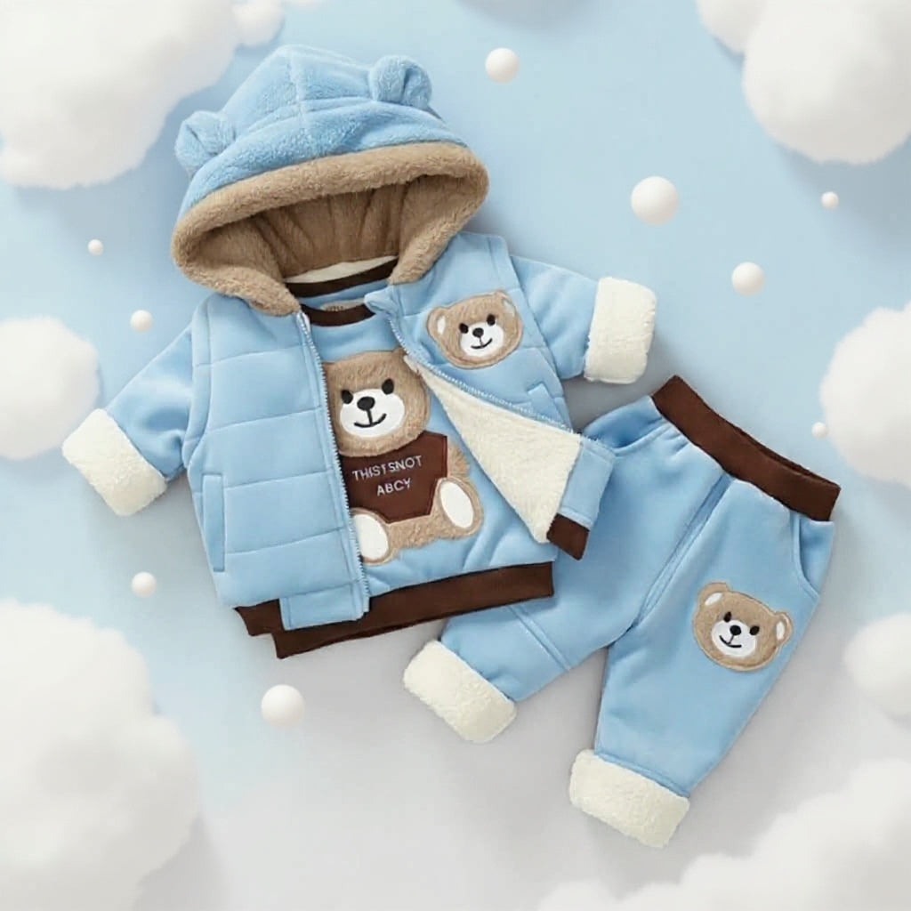 Premium 3-Piece All-Season Kids Set – Ultra-Soft Character Tracksuits & Cute Playwear!