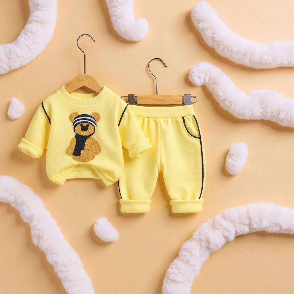Soft Cotton 2-Piece Suit for Toddlers - Comfortable Top & Bottom Set 👶💖