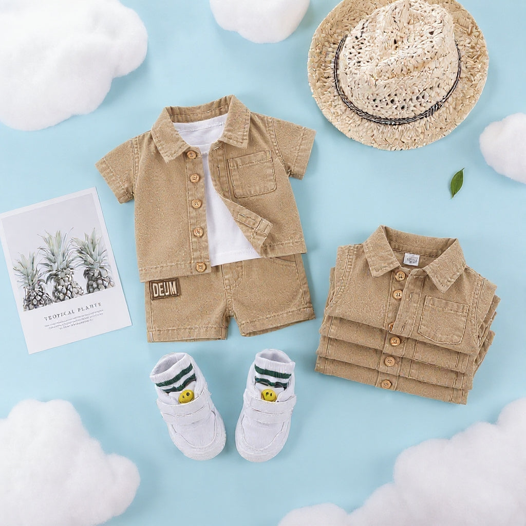 Baby Boys and girls Denim Outfit Set