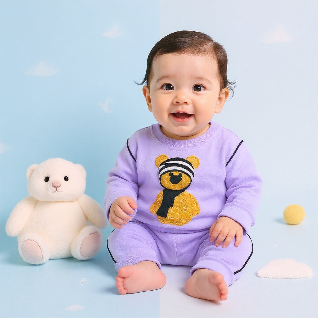 Soft Cotton 2-Piece Suit for Toddlers - Comfortable Top & Bottom Set 👶💖