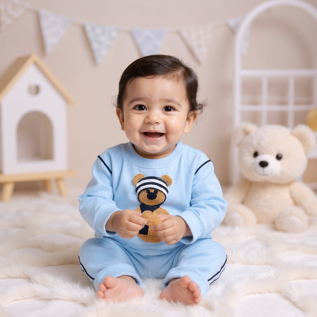 Soft Cotton 2-Piece Suit for Toddlers - Comfortable Top & Bottom Set 👶💖