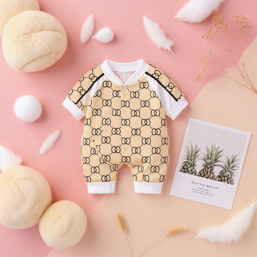 ☀️ Baby Summer Soft Cotton Romper Set 👶
