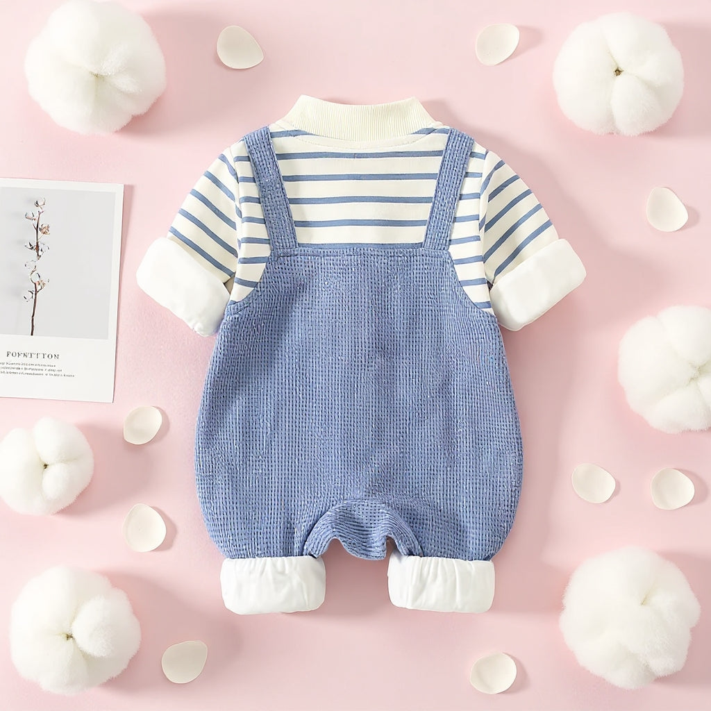 Cute Bear Baby Romper Set – Summer Lightweight Outfit 🧸☀️