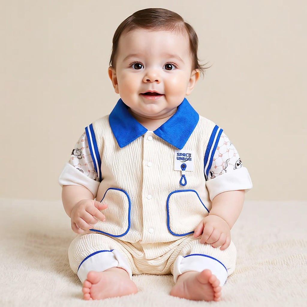Baby Cotton Romper Suit | Soft & Comfortable Newborn Jumpsuit
