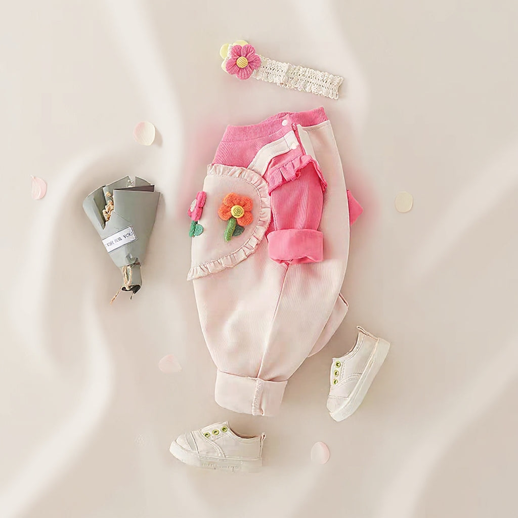 Rani Pink Baby Romper Set – Cute Floral Summer Outfit 👶🌺
