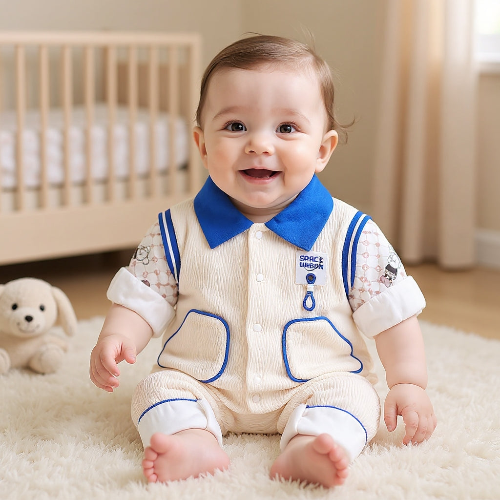 Baby Cotton Romper Suit | Soft & Comfortable Newborn Jumpsuit