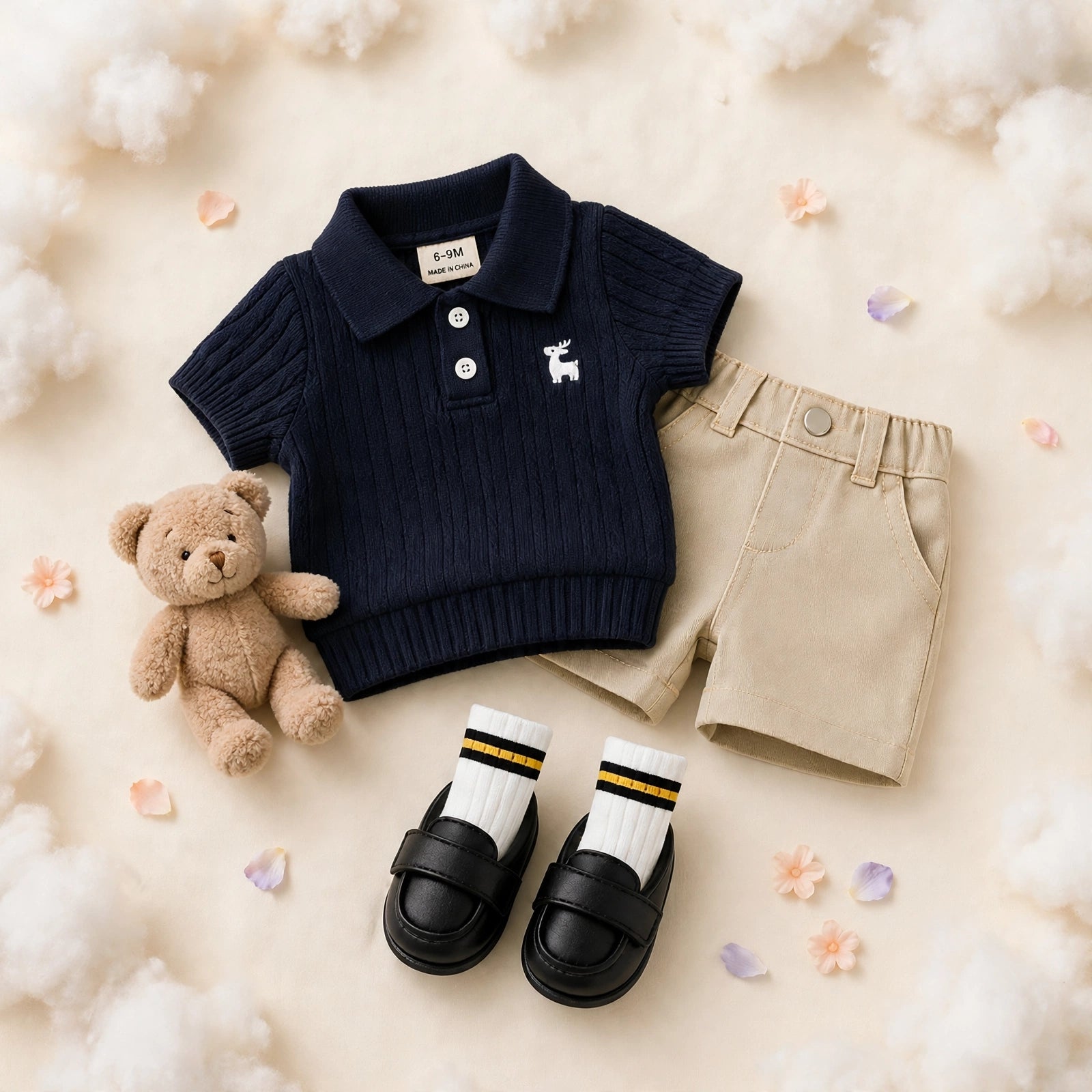 Tiny Classic Polo Co-Ord Set for Baby