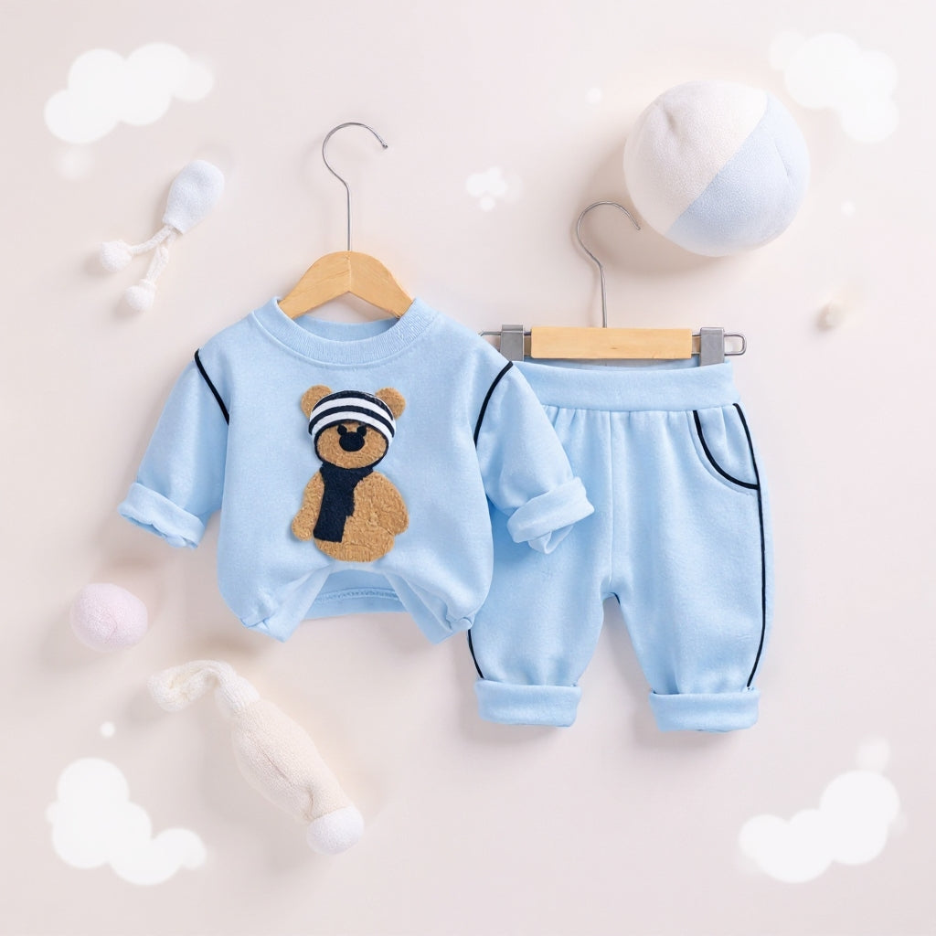 Soft Cotton 2-Piece Suit for Toddlers - Comfortable Top & Bottom Set 👶💖