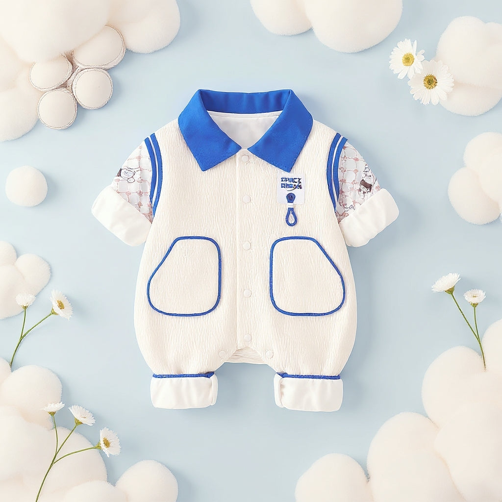 Baby Cotton Romper Suit | Soft & Comfortable Newborn Jumpsuit