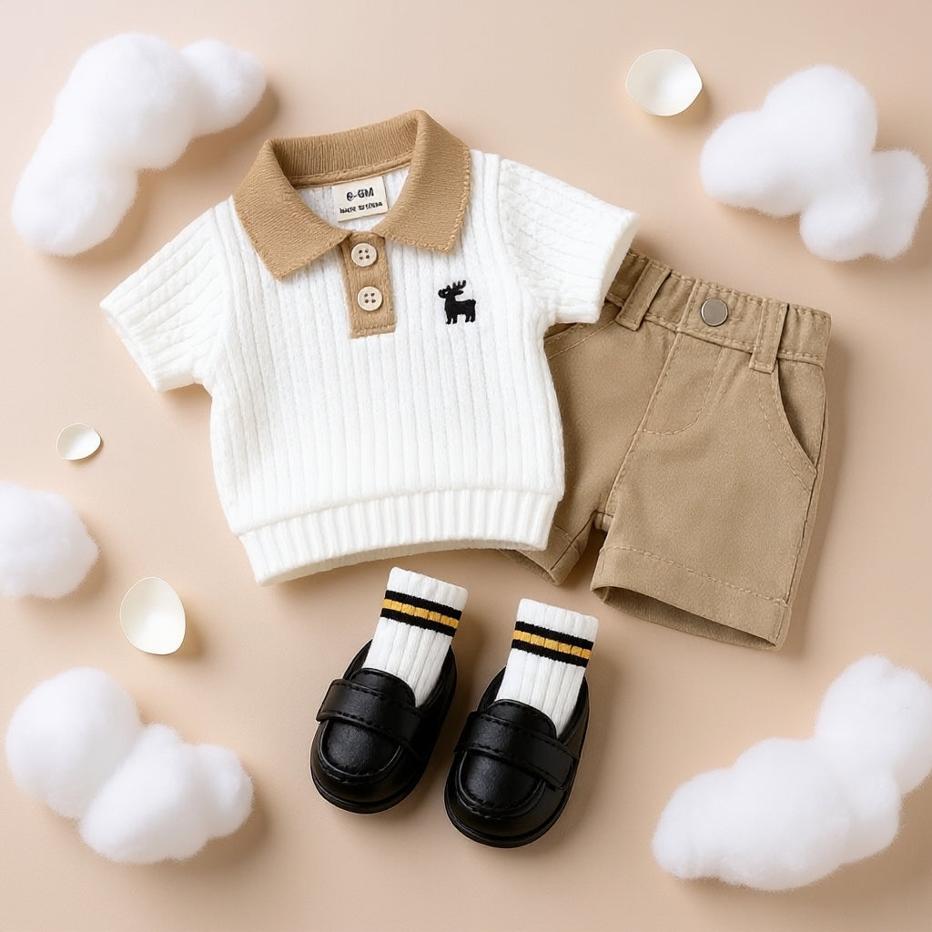 Tiny Classic Polo Co-Ord Set for Baby