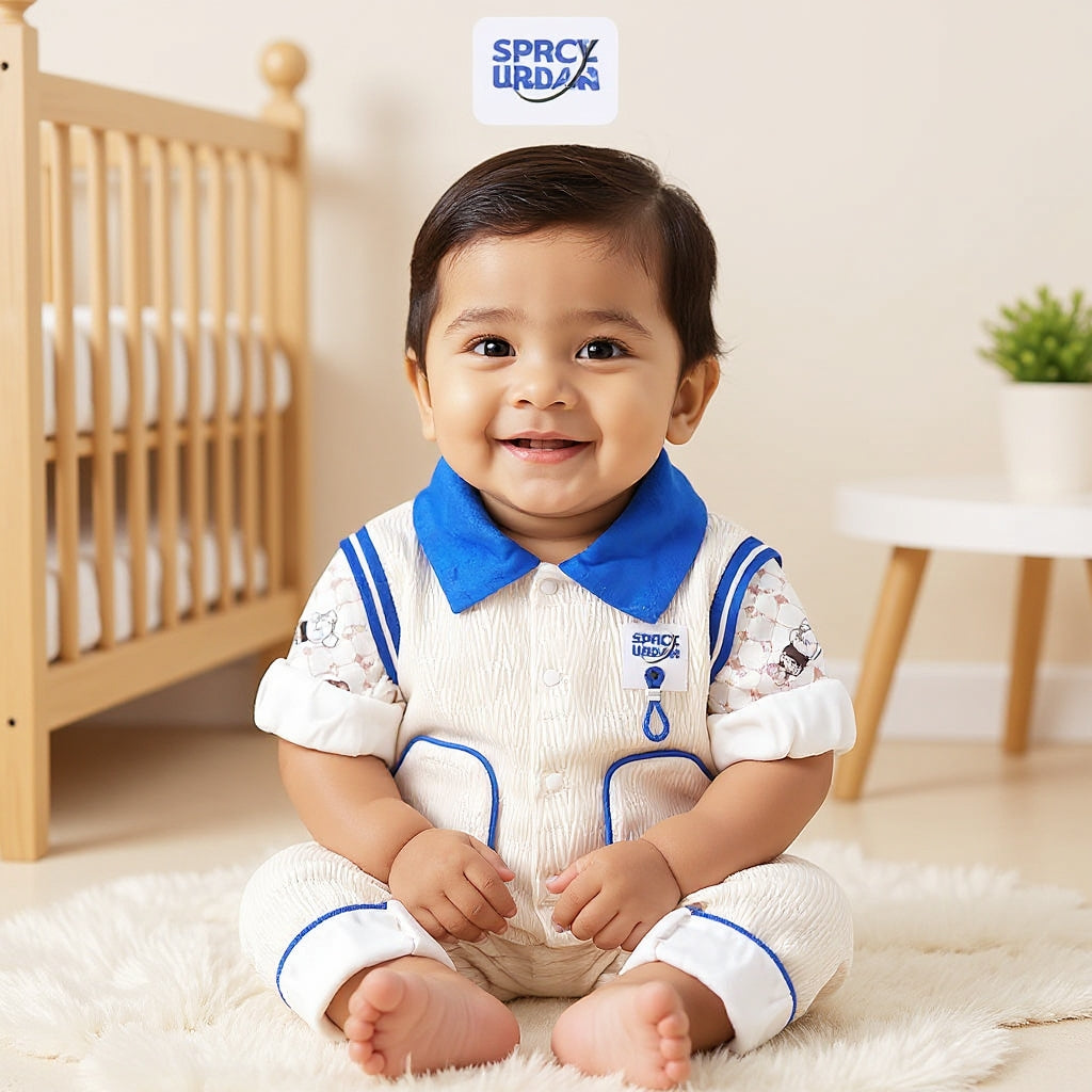 Baby Cotton Romper Suit | Soft & Comfortable Newborn Jumpsuit