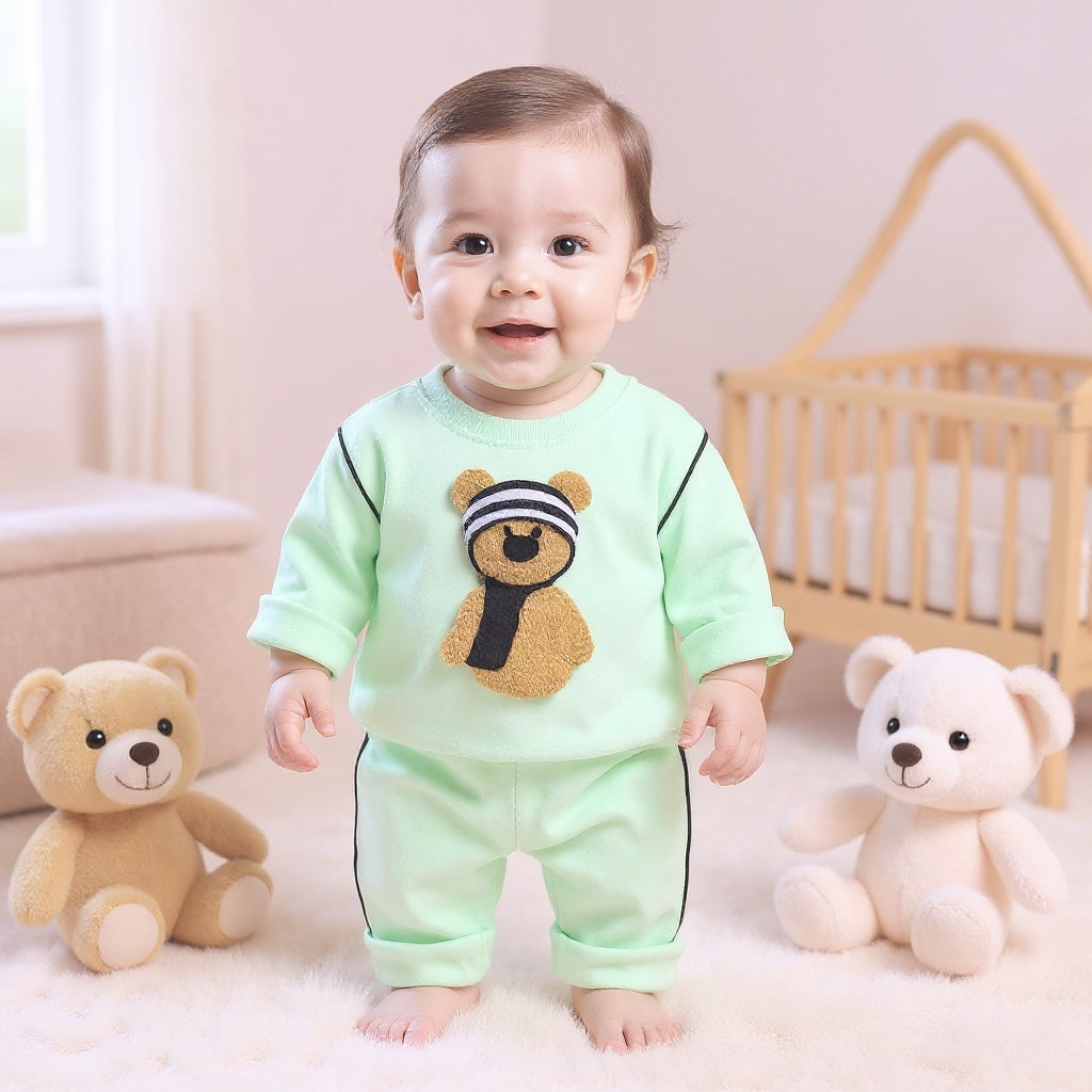 Soft Cotton 2-Piece Suit for Toddlers - Comfortable Top & Bottom Set 👶💖