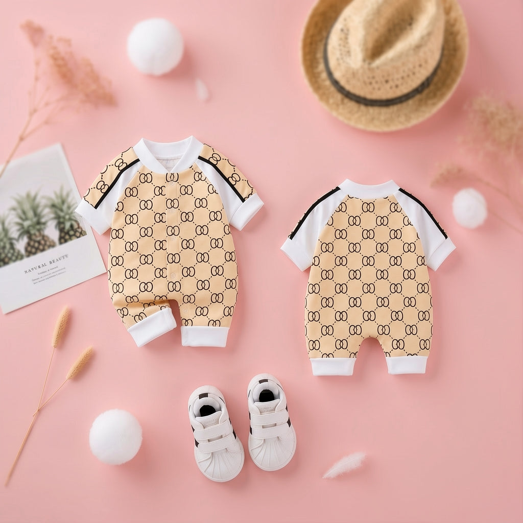 ☀️ Baby Summer Soft Cotton Romper Set 👶