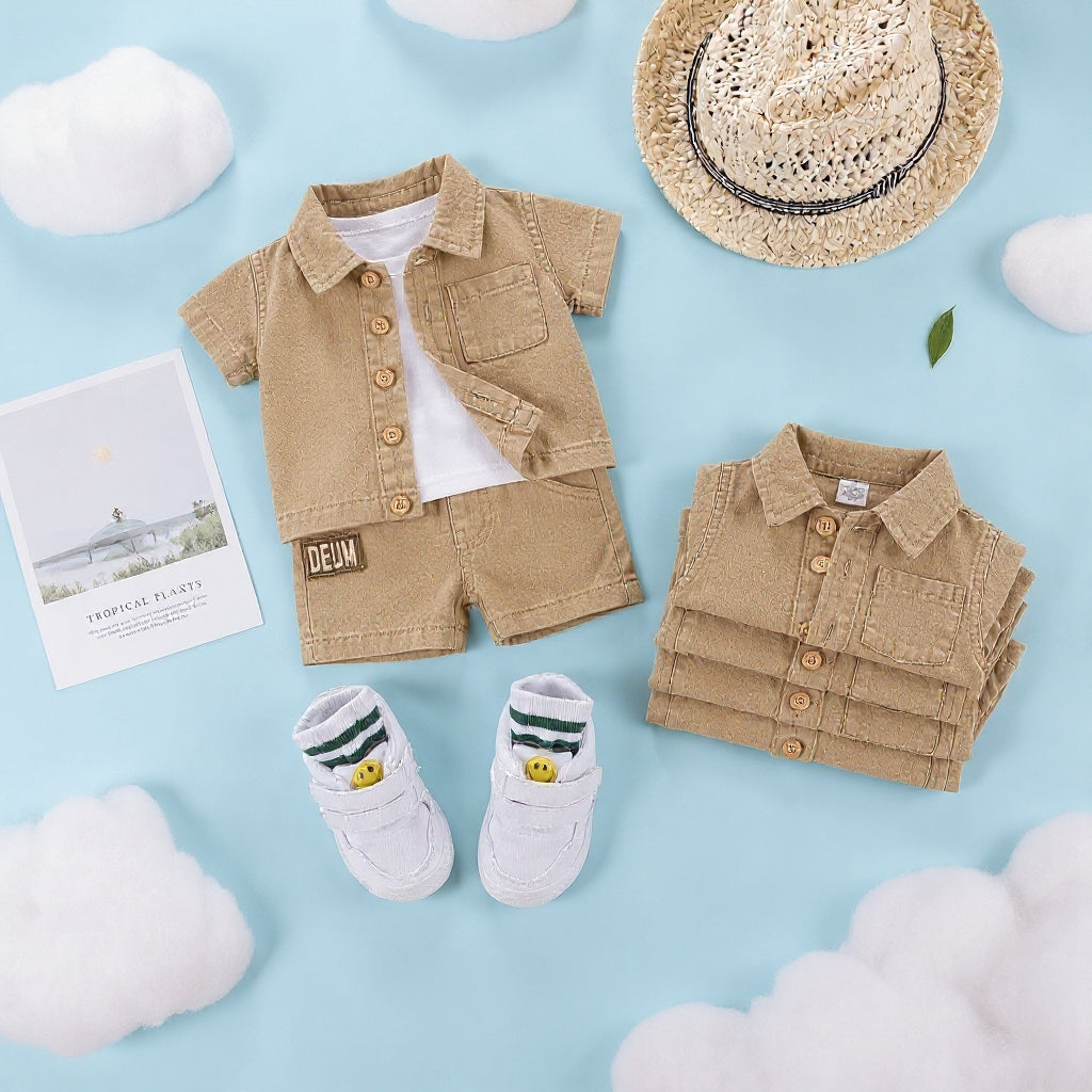 Baby Boys and girls Denim Outfit Set