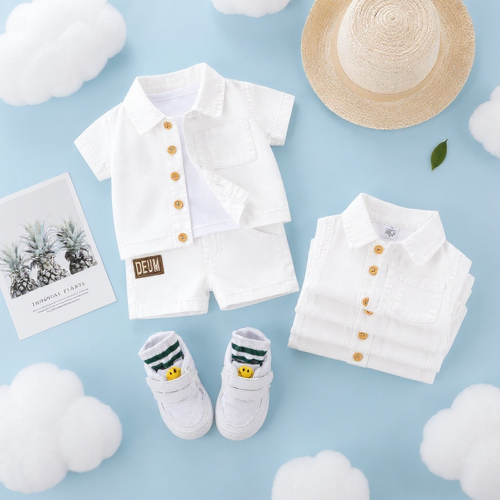 Baby Boys and girls Denim Outfit Set