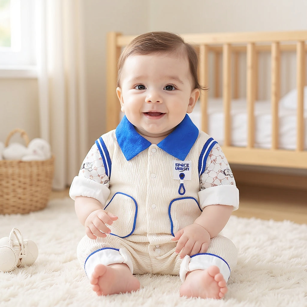 Baby Cotton Romper Suit | Soft & Comfortable Newborn Jumpsuit