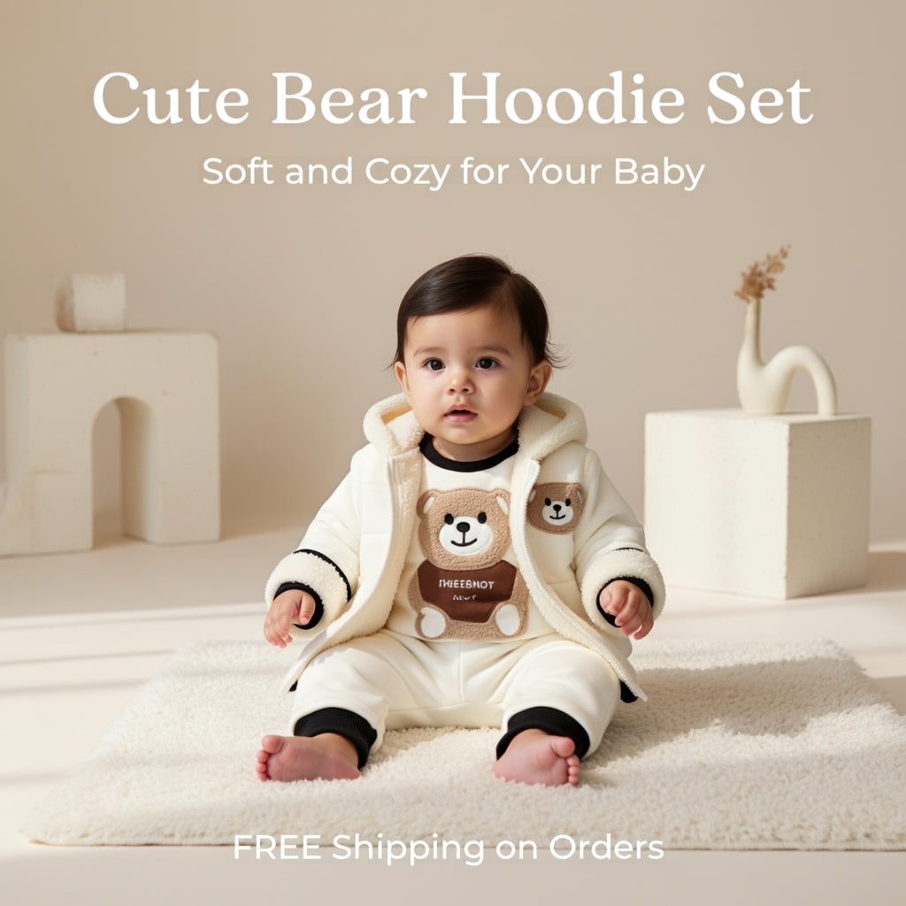 Premium 3-Piece All-Season Kids Set – Ultra-Soft Character Tracksuits & Cute Playwear!