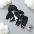 Dreamer Star Denim Jacket & Pants Set for Baby Boys 🌟 Premium 3-Piece Co-ord Set | 4 Colors Available
