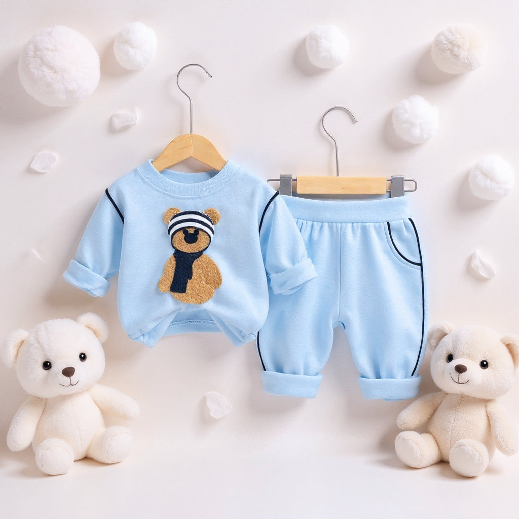 Soft Cotton 2-Piece Suit for Toddlers - Comfortable Top & Bottom Set 👶💖