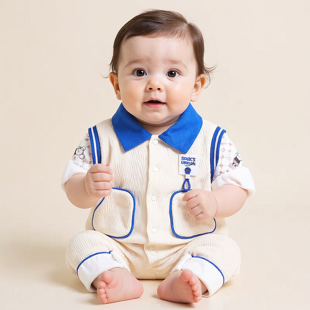 Baby Cotton Romper Suit | Soft & Comfortable Newborn Jumpsuit