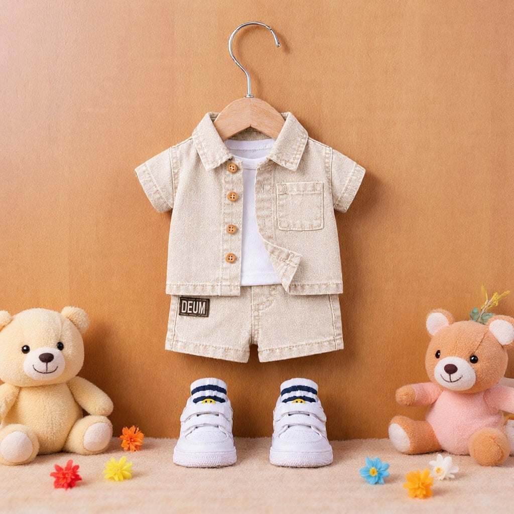 Baby Boys and girls Denim Outfit Set