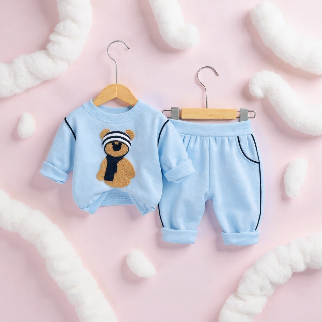 Soft Cotton 2-Piece Suit for Toddlers - Comfortable Top & Bottom Set 👶💖