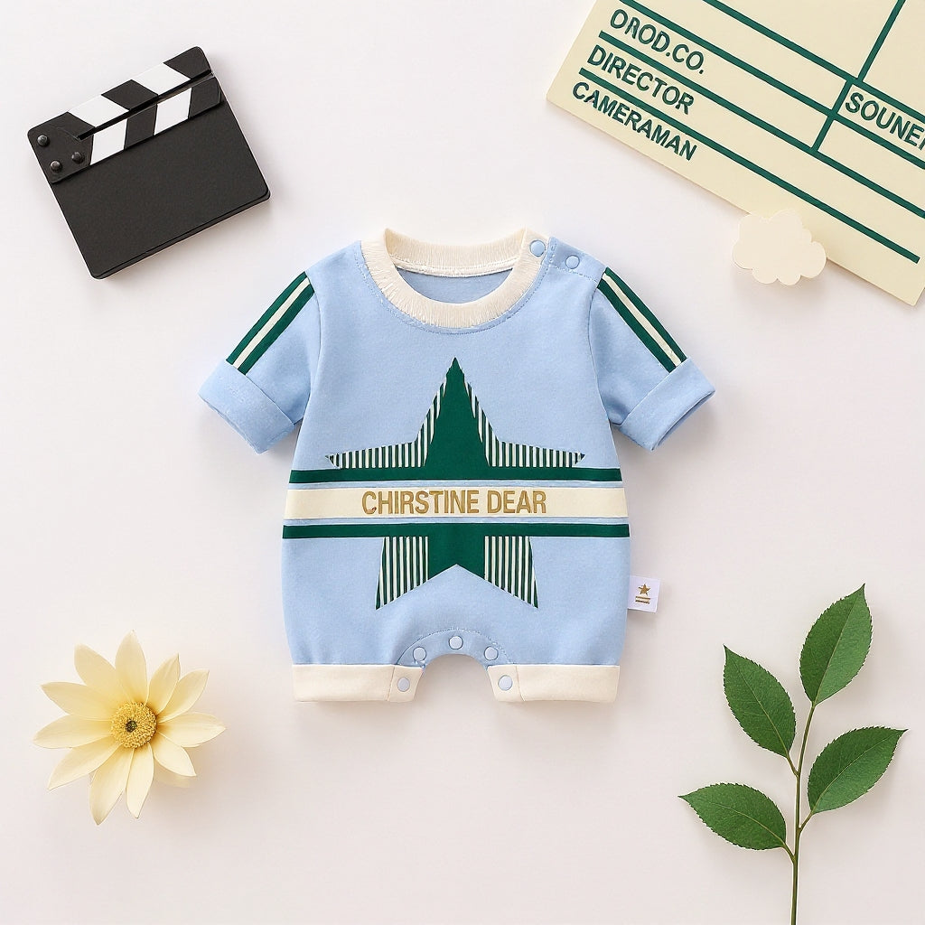 Cute Star Baby Romper – 4 Colors available