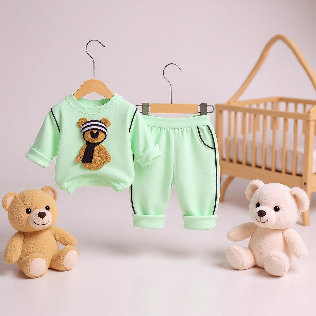 Soft Cotton 2-Piece Suit for Toddlers - Comfortable Top & Bottom Set 👶💖