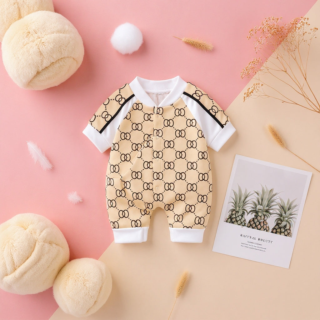 ☀️ Baby Summer Soft Cotton Romper Set 👶