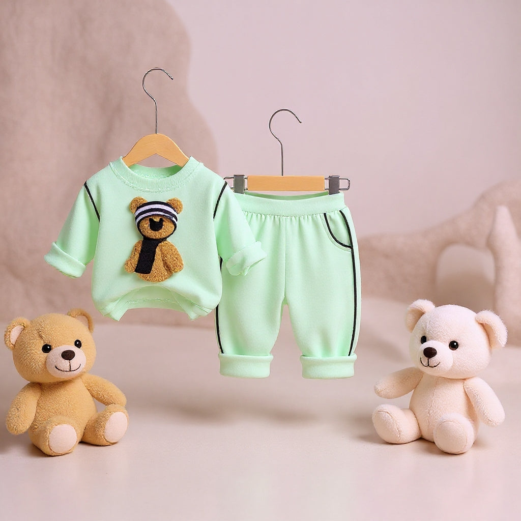 Soft Cotton 2-Piece Suit for Toddlers - Comfortable Top & Bottom Set 👶💖