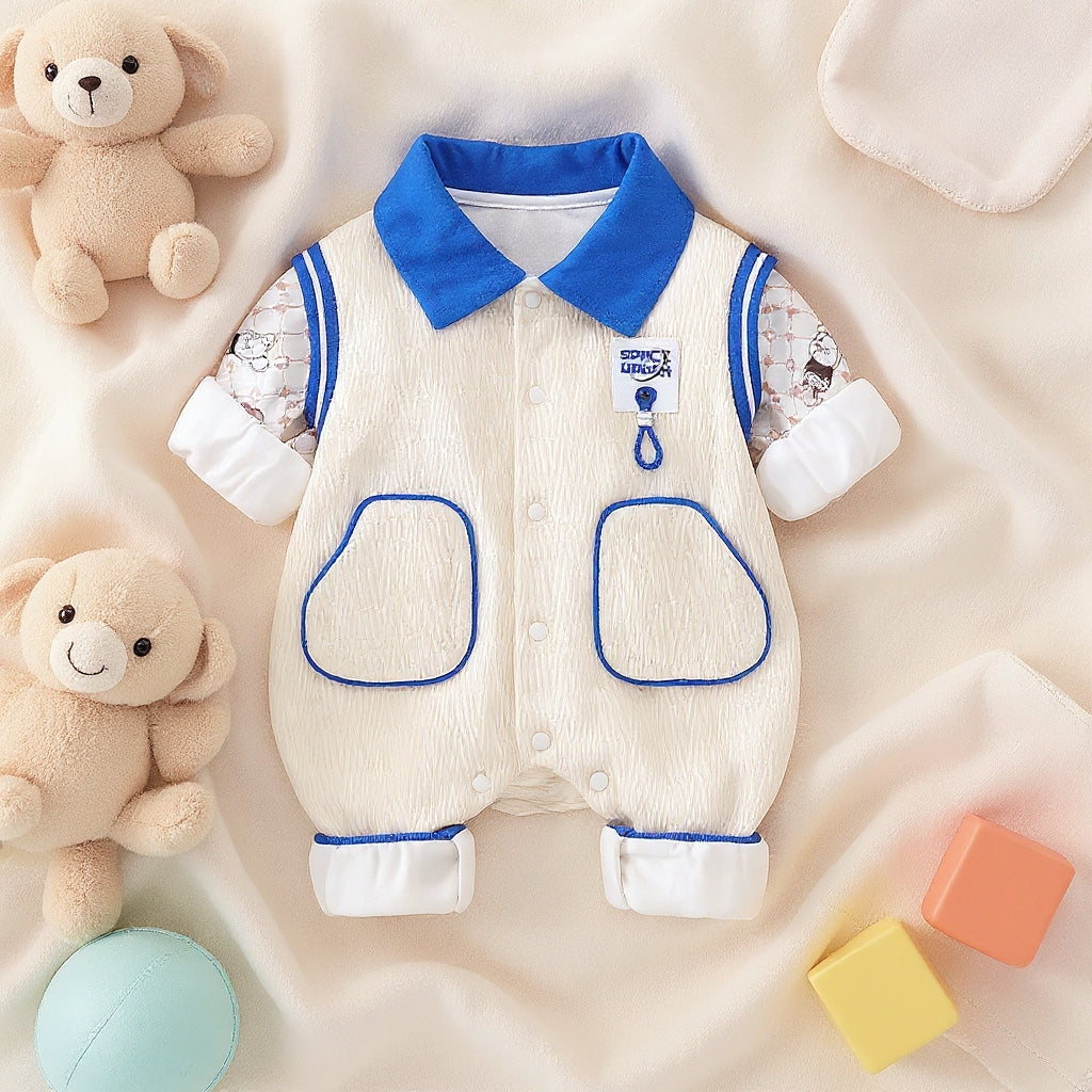 Baby Cotton Romper Suit | Soft & Comfortable Newborn Jumpsuit