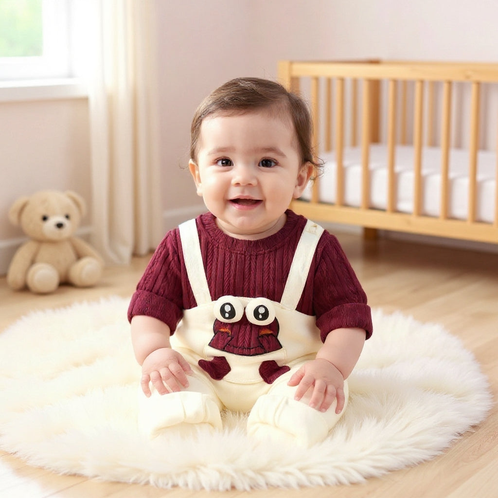 Little Frog Summer Baby Romper – Cute Green Cotton Outfit for Babies 🐸☀️