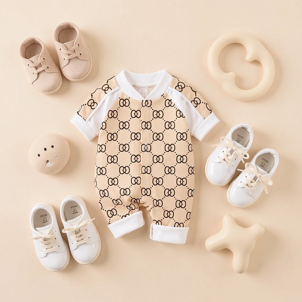☀️ Baby Summer Soft Cotton Romper Set 👶