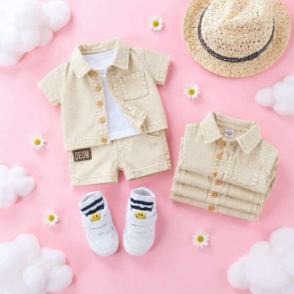 Baby Boys and girls Denim Outfit Set