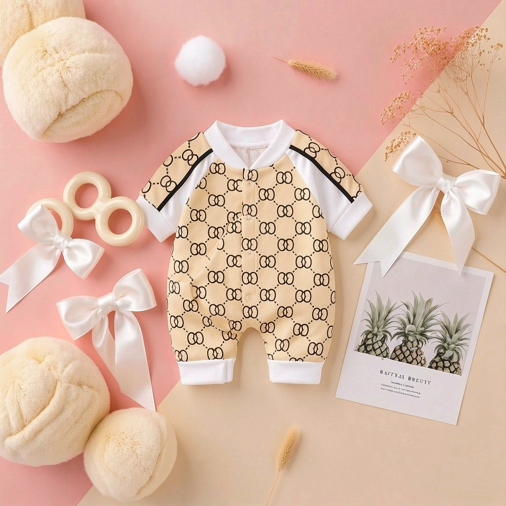 ☀️ Baby Summer Soft Cotton Romper Set 👶