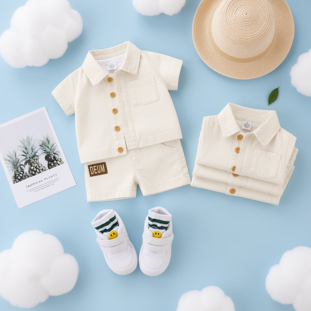 Baby Boys and girls Denim Outfit Set